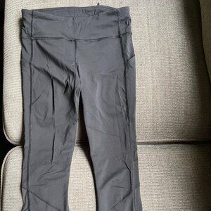 Lululemon Pace Rival 22" Black Leggings Size 6